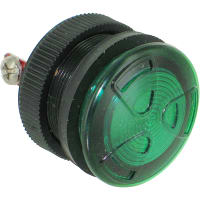 Floyd Bell Inc. Waterproof LED Indicator Green Low Brightness 12 VDC 1000 cd/m