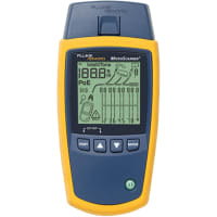 Fluke Networks Cable Tester, Twisted Pair, Tone Generator, PoE Detection, Microscanner2 Series