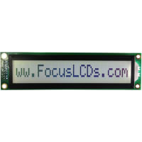 Focus Display Solutions Displays LCD Character Module LBC Series 16x1 FSTN Black Transflective 5V LCD