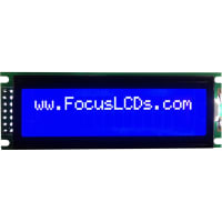 Focus Display Solutions Displays LCD Character Module LBC Series 16x2 STN Blue Transmissive 5VLED