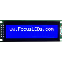 Focus Display Solutions Displays LCD Character Module LBC Series 16x2 STN Blue Transmissive 5V