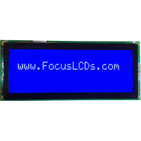 Focus Display Solutions Displays LCD Character Module LBC Series 20x4 STN Blue Transmissive 5VLED