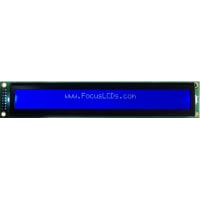 Focus Display Solutions Displays LCD Character Module LBC Series 40x2 STN Blue Transmissive 5VLED