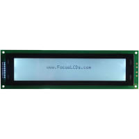 Focus Display Solutions Displays LCD Character Module LBC Series 40x4 FSTN Black Transflective 5V