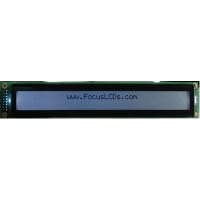 Focus Display Solutions Displays LCD Character Module LBC Series 40x2 STN Gray Transflective 5V