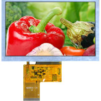 Focus Display Solutions TFT Display; 5 inch; 800x480; 16/18/24 bit RGB Interface