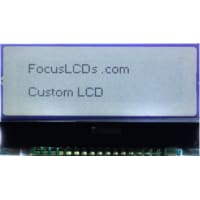 Focus Display Solutions Monochrome Graphic LCD; 128X32; Gray background; Transflective; 3.0V; ST7565R, 