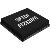 FTDI USB Hi-Speed/Serial UART/FIFO/JTAG/SPI/I2C/FT1248, Single PD Port IC, QFN-56, Tray