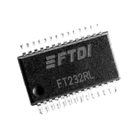 FTDI USB Controller, 3MBd, USB2.0, 1.8 - 5.25 V, 28-Pin SSOP, USBmadeEZ-UART Series