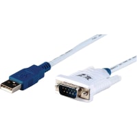 FTDI Double Ended Between-Series Cable, USB Type A Plug to DB9, 5 m, UT232R Series