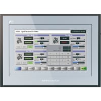 Fuji Electric 7" WVGA TFT, 64K Color, USBA&B, 24VDC, Ethernet, UL/c-UL, CE, Silver with lo