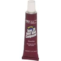 GC Electronics Chemical, Grease, Heatsink Compound, Tube, Wt 1fl.oz., Zinc Oxide, Temp -40 to 400degF