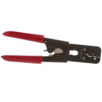 GC Electronics Production Crimp Tool, 0.062" Terminals, 24-30 AWG, Side Entry, Manual, Rubber