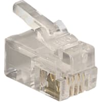 GC Electronics Connector RJ22 MOD PLUG FLAT STRANDED