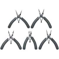 GC Electronics 5 pc Precision Stainless Steel Plier Set