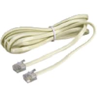 GC Electronics Extension Cord, Modular Line Cord, 25 ft., Ivory