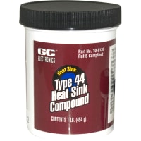 GC Electronics Chemical, Grease, Heatsink Compound, Jar, Wt 1lbs., Zinc Oxide, Temp -22 to +390degF