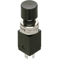 GC Electronics SPST ON-OFF MINI PUSHBUTTON