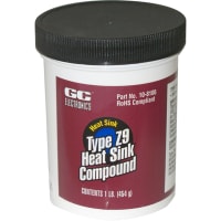 GC Electronics Chemical, Grease, Heatsink Compound, Jar, Wt 1lbs., Zinc Oxide