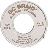 GC Electronics GC Braid .050" Gold 25 ft