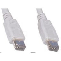 GC Electronics Cable, 6 Circuit Plug x2, 6 Cond IEEE 1394 Firewire Cbl, 15ft., For computer