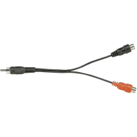 GC Electronics Home Theater Audio Cable Assembly, Y Adapter - RCA M to 2 RCA FM, 8-ft