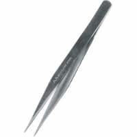 GC Electronics ELECTRONIC ASSEMBLY TWEEZERS, 4 1/2in LONG, FINE POINTS