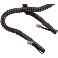 GC Electronics Extension Cord, Modular Handset Cord, 25 ft., Black