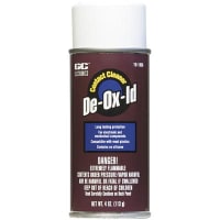 GC Electronics DE-OX-ID Contact Cleaner, 4 oz (118.3mL), Aerosol, Clear, Solventless