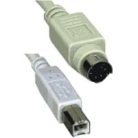 GC Electronics Cable, USB Type-B Male, USB Type-A Male, 1 Pr, 2 Cond USB 1.0 Cbl, 3.3ft., 26, 20 AWG