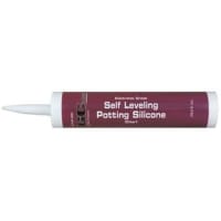 GC Electronics Potting Silicone Sealant, 10.2 oz, RTV, Electronic Grade, Self-Leveling, Clear