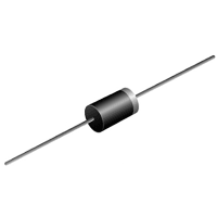 General Semiconductor / Vishay Diode, Standard, 1A, 400 peak reverse voltage, Axial Leaded, 1N4004 Series