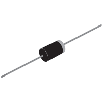 General Semiconductor / Vishay Schottky Diode 40V 3A 2-Pin DO-201AD