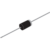 General Semiconductor / Vishay 1N5820-E3/54, Schottky Diode, 20V 3A, 2-Pin DO-201AD