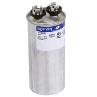 Genteq Capacitor, Polypro Metallized, 30 uF, Tol 6%, 370 AC, QC, Motor Run, Rnd