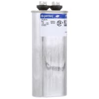 Genteq Capacitor, Polypro Metallized, Cap 8 uF, Tol 6%, Vol-Rtg 660 AC, QC, GP, Oval