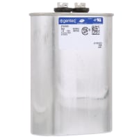 Genteq Capacitor, Polypro Metallized, Cap 30 uF, Tol 6%, Vol-Rtg 660 AC, QC, GP, Oval