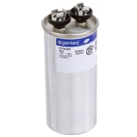 Genteq Capacitor, Polypro Metallized, Cap 35 uF, Tol 6%, 240 AC, QC, GP, Rnd