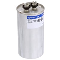 Genteq Capacitor, Polypro Metallized, Cap 100 uF, Tol 6%, 240 AC, QC, GP, Rnd