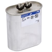 Genteq Capacitor, 660 VAC, Metallized Film, Oval, 18uF