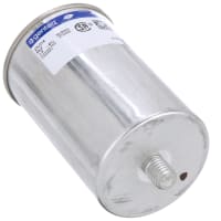 Genteq Capacitor, Metallized Polypro.Film, AC, Round, 60uF, 370V, 2.5 X 3.88