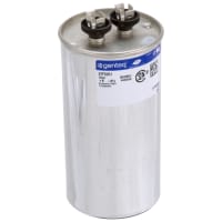 Genteq Capacitor, Cap 70uF, Motor Run, 440VAC, Round, 2.50 X 4.75, Case Style T