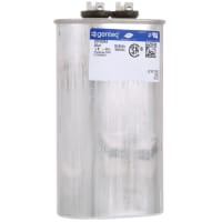 Genteq Capacitor, 25, 600 VAC, 6%