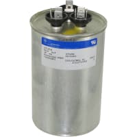 Genteq Capacitor;Polypro Metallized;Cap 60 uF;Tol 6%;Vol-Rtg 370 AC;QC;Motor Run;Rnd