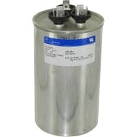 Genteq Capacitor;Polypro Metallized;Cap 50 uF;5 uF;Tol 6%;Vol-Rtg 440AC;QC;Rnd;Dual Rtg