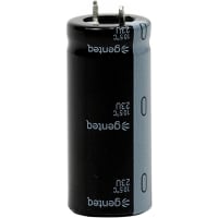 Genteq Capacitor;Electrolytic;Cap 330uF;Vol-Rtg 400VDC;Snap-In;105C