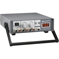 Global Specialties Power Supply, DC, 1.3 to 20 VDC, 0.25 A, 110 to 120 VAC, 0.0025, 0.001, 0 to +40 C