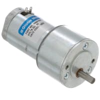 Globe Motors Gearmotor, 24 VDC, 0.14 A (MaX.) @ No Load, 5200 RPM, 112 Oz-in (Continuous)