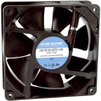 Globe Motors DC Fan, 24V, 120x120x38mm, 97CFM, 5.04W, 41dBA, 2650RPM, Wire Leads