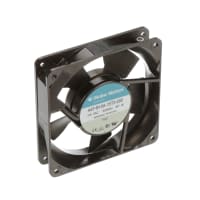 Globe Motors AC Fan, 115V, 120x120x25mm, 49/53CFM, 8/7W, 29/30dBA, 2000RPM, Terminals